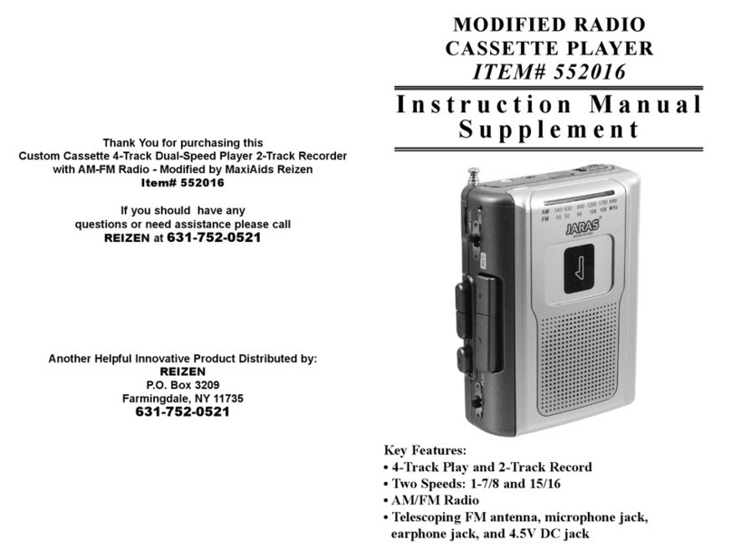 Jaras 552016 Instruction manual supplement
