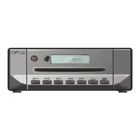 Cyrus CD T Service manual