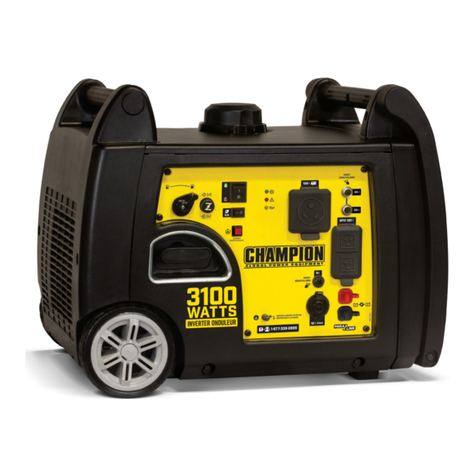 Champion 100523 Operator's manual