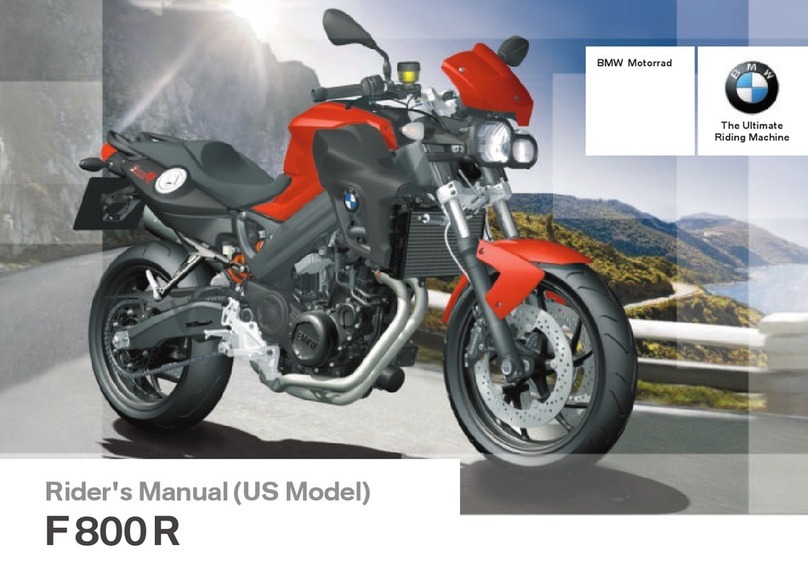 BMW Motorrad F 800 R 2003 Rider's manual