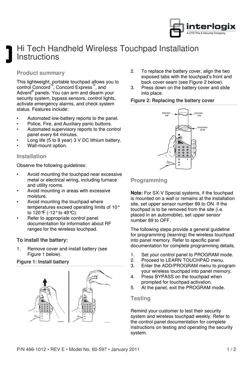 Interlogix 60-597 User manual