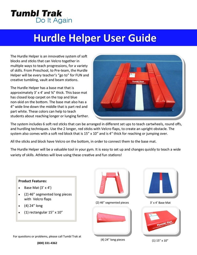 Tumbl Trak Hurdle Helper user guide