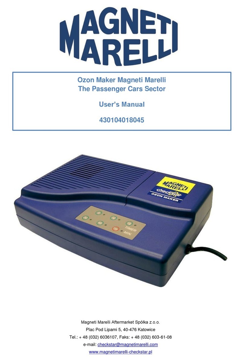 Magneti Marelli OZON MAKER user manual