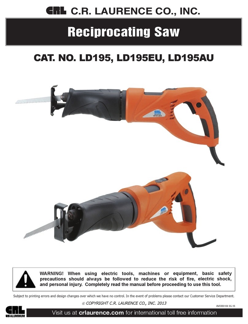 CRL LD195 instruction manual