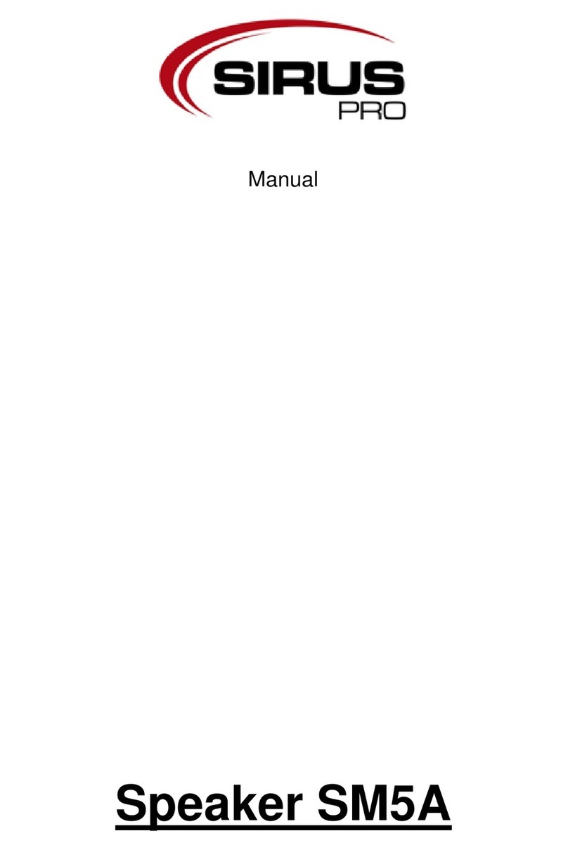 Sirus SM5A User manual