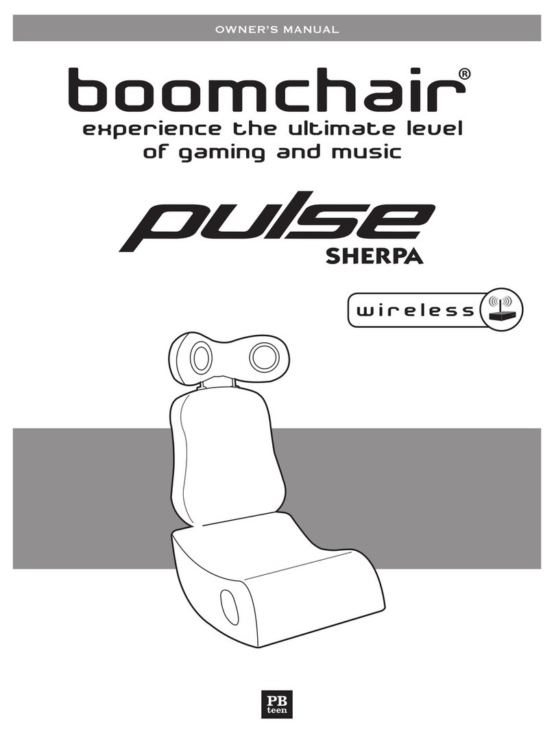 BoomChair Pulse Sherpa owner's manual