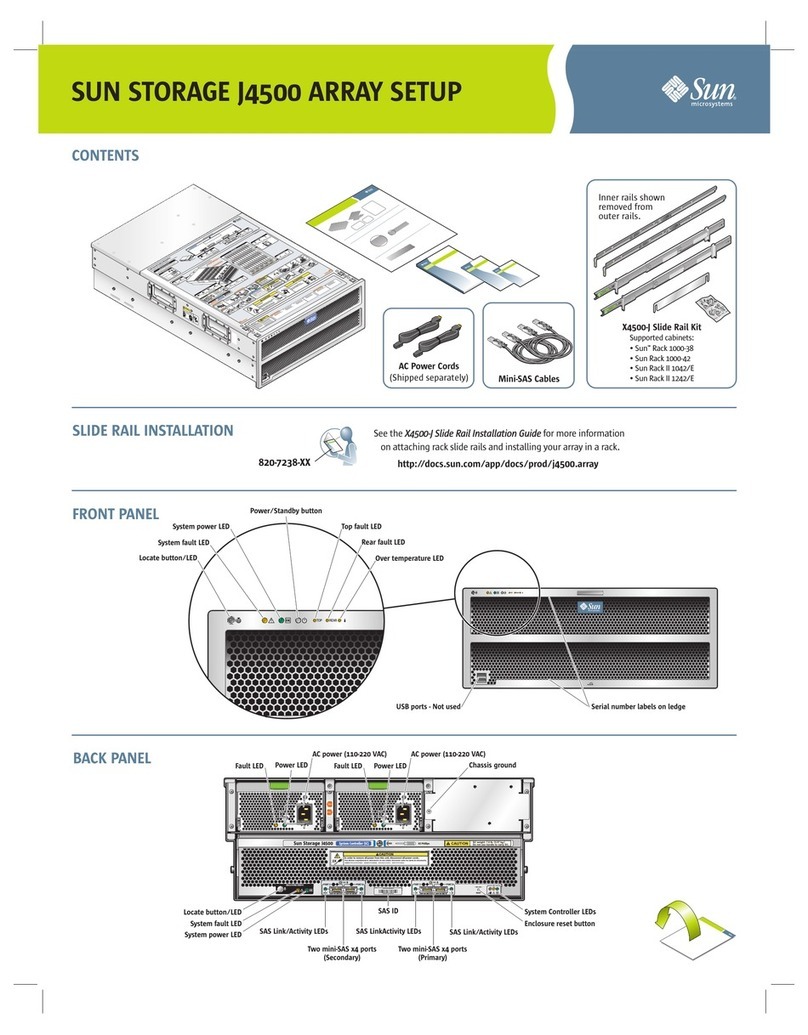 Sun Microsystems J4500 Setup manual