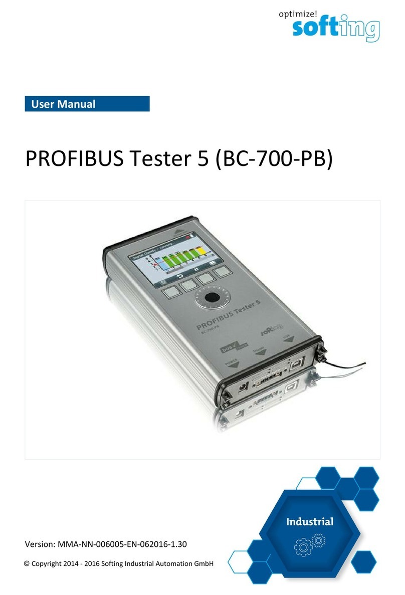 Softing PROFIBUS Tester 5 User manual