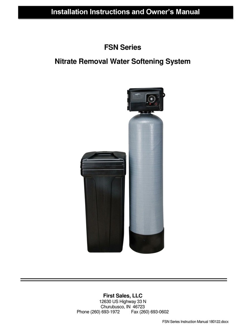 First Sales FSN10 Installation instructions and owner's manual