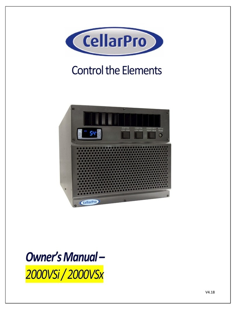 CellarPro 2000VSx owner's manual