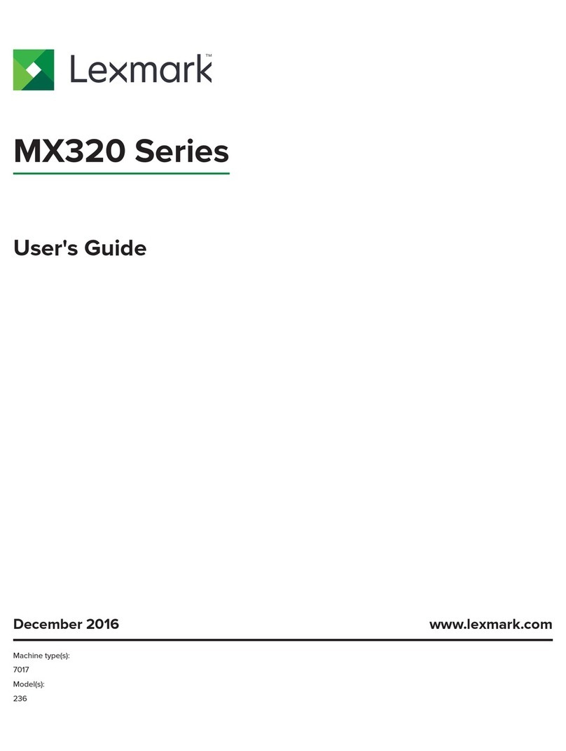 Lexmark MX320 Series User manual