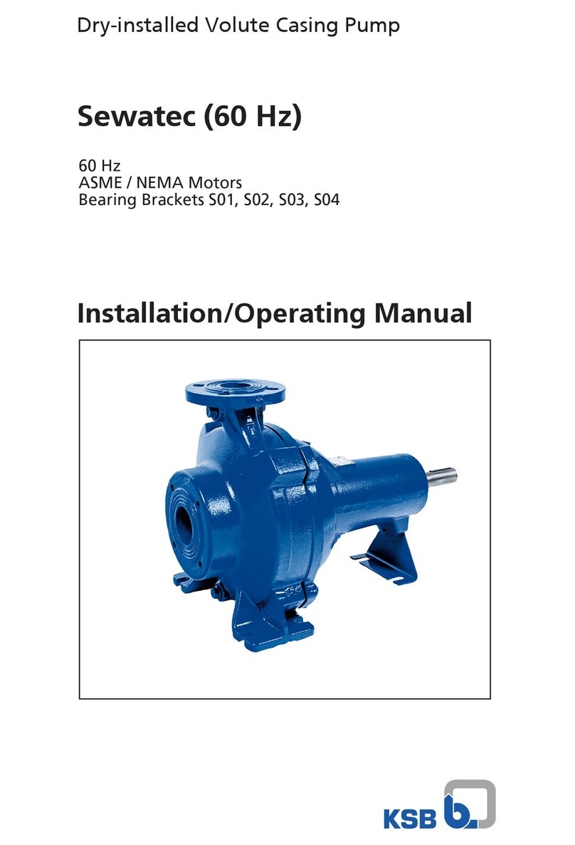 KSB Sewatec Series User manual