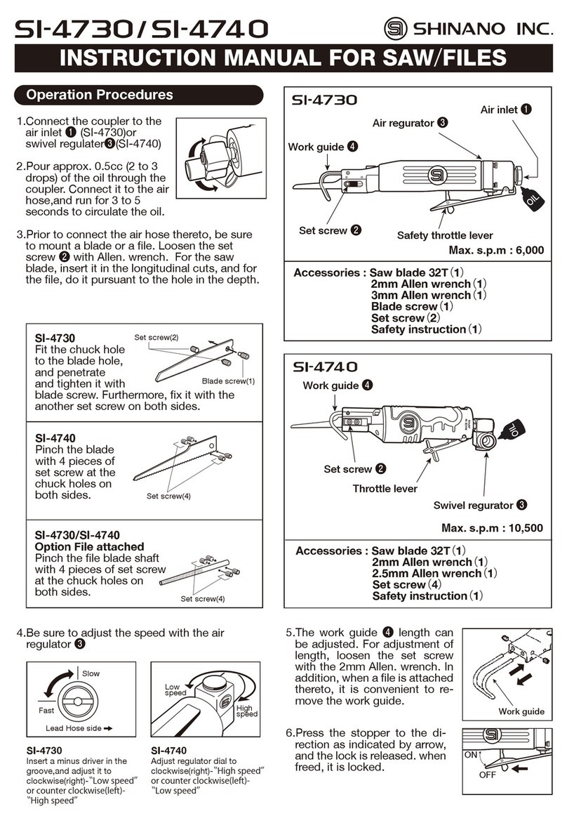 Shinano SI-4740 instruction manual