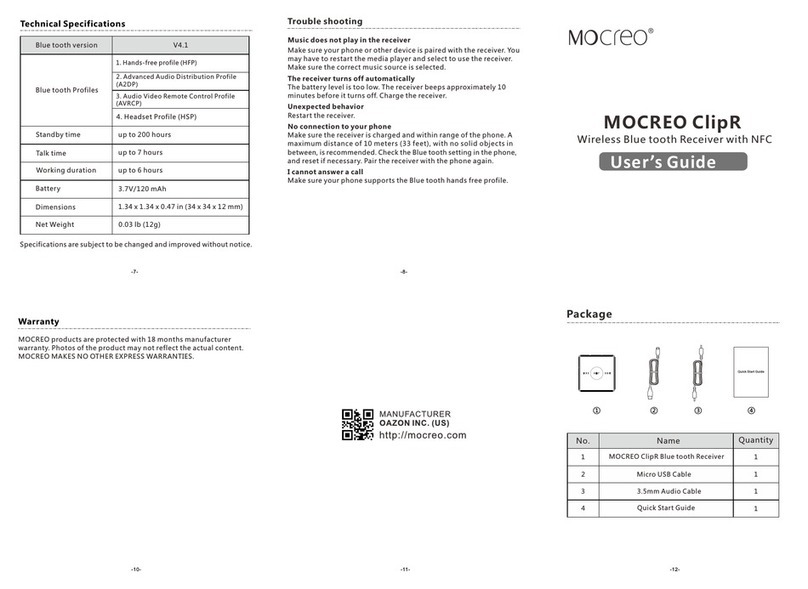 Mocreo ClipR user guide