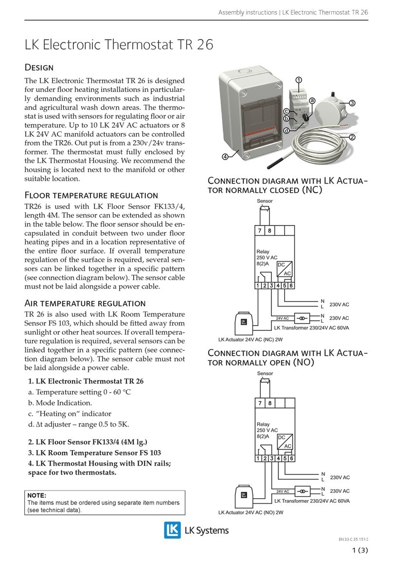 LK Systems TR 26 User manual