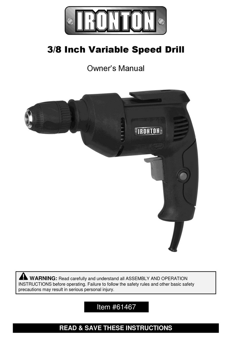 Ironton 61467 owner's manual