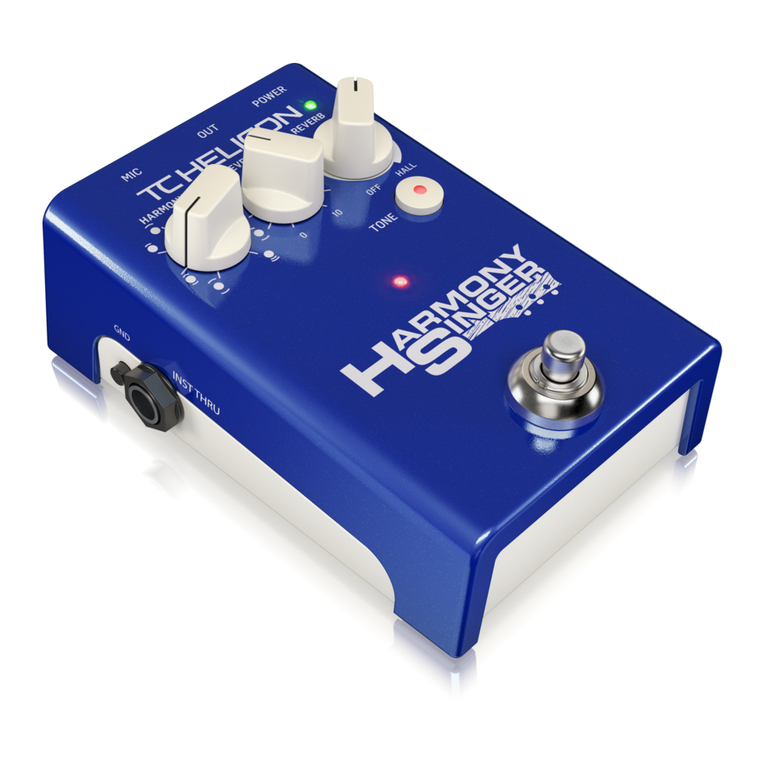 TC-Helicon HARMONY SINGER 2 User manual