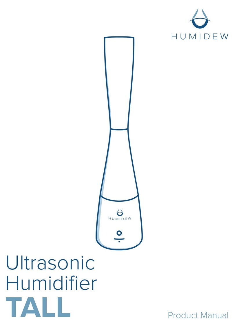 HUMIDEW TALL BBH-50 User manual