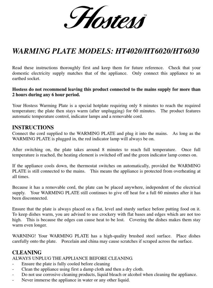 Hostess HT4020 User manual