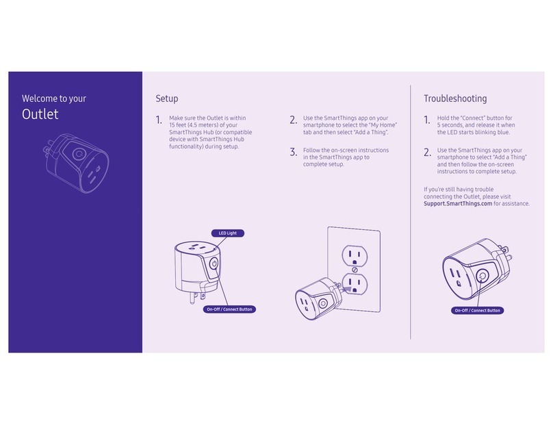 smart things Outlet manual