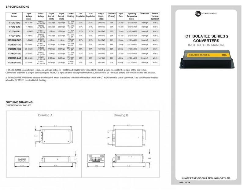 ICT ICT1212-12AI2 instruction manual
