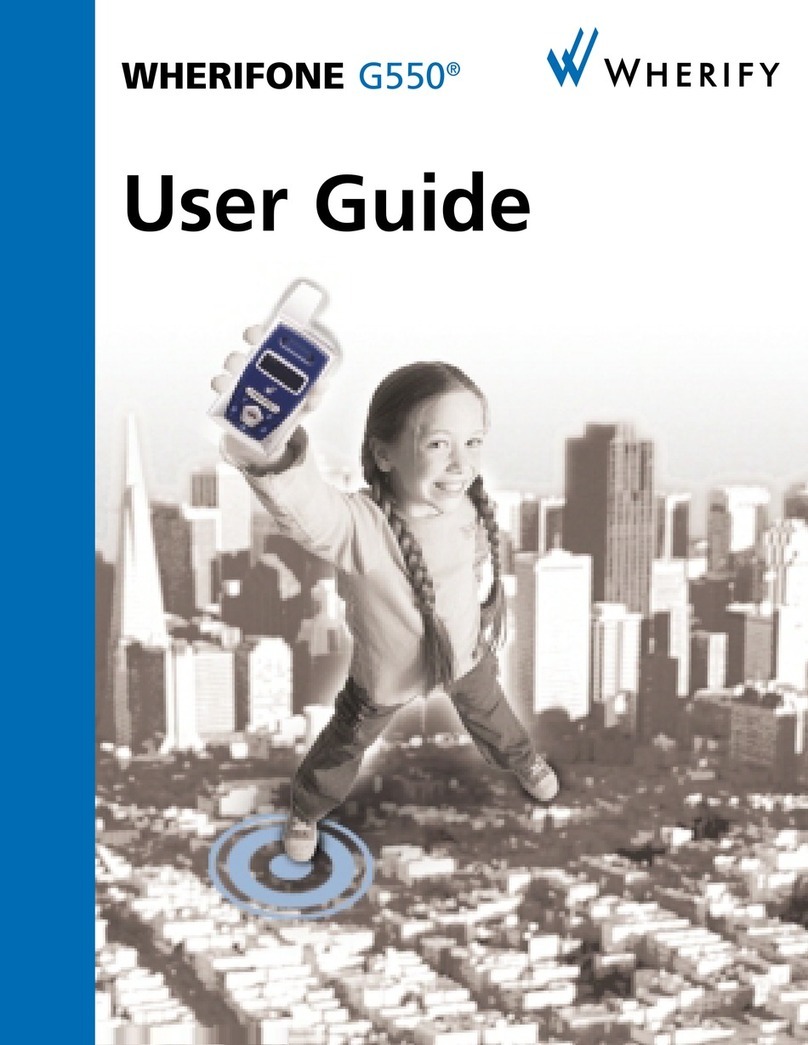 Wherify Wherifone G550 User manual