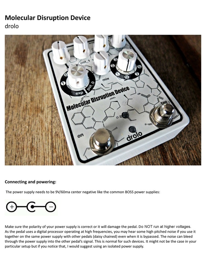Drolo Molecular Disruption Device User manual