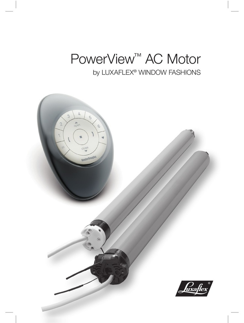 LuxaFlex PowerView M50 Series manual