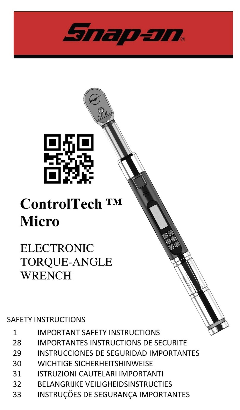 Snap-On ControlTech Micro User instructions