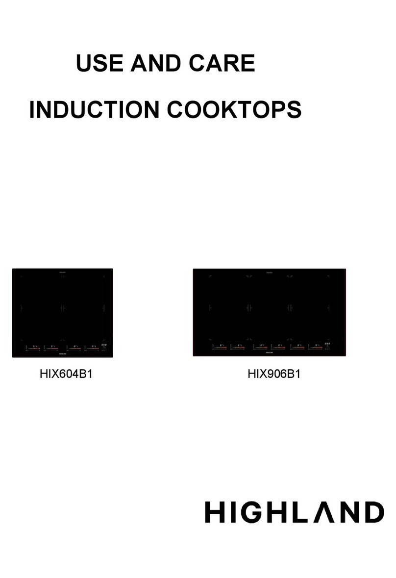 Highland HIX604B1 Installation instructions