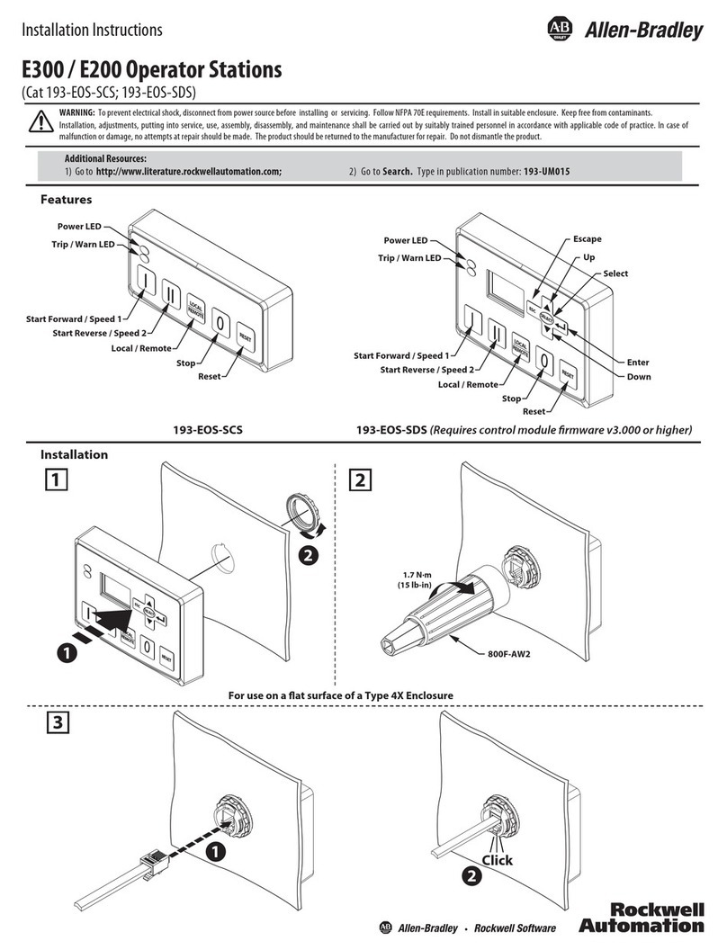 Allen-Bradley E300 Operation and maintenance manual