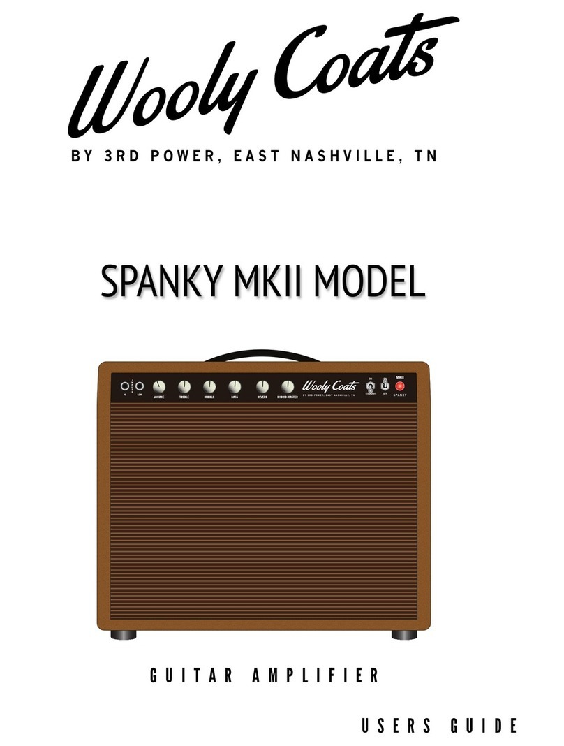 3rd Power Wooly Coats Spanky MKII user guide