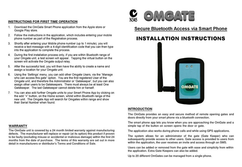 OmGate GC-01 installation instructions