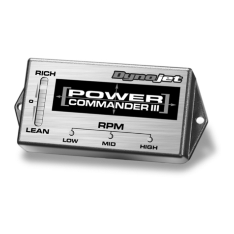 Dynojet Power Commander 3 User manual Dynojet Power Commander 3 User manual