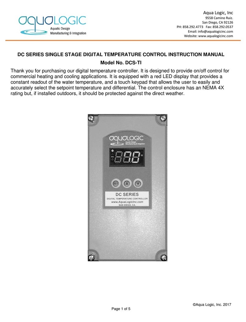 Aqua Logic DCS-TI instruction manual