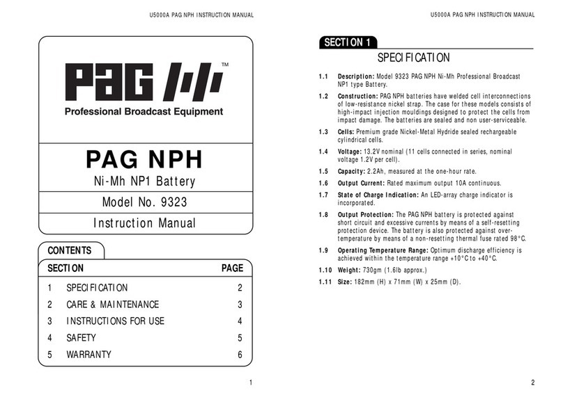 PAG NPH 9323 instruction manual
