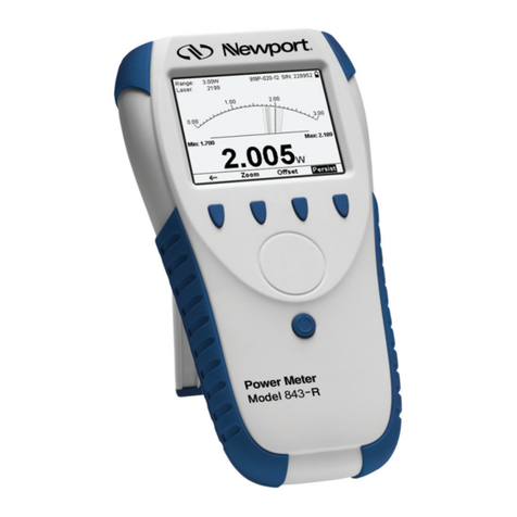 Newport 843-R User manual