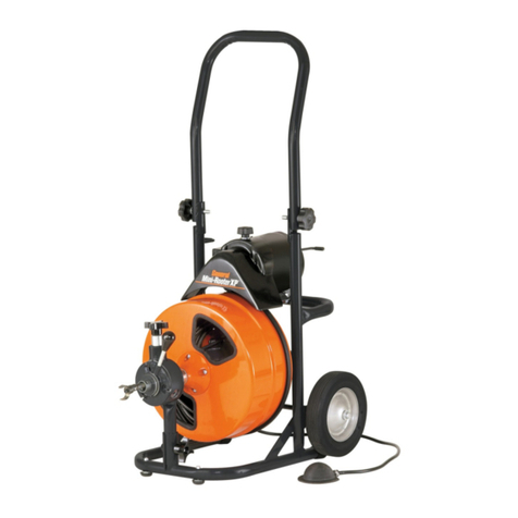 General Pipe Cleaners Mini-Rooter XP User manual