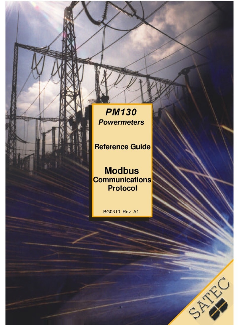 Satec PM130 series User manual