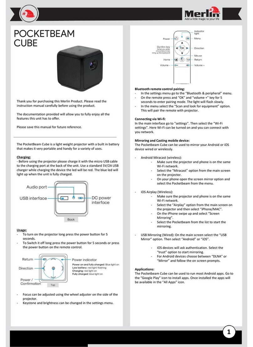 Merlin PocketBeam Cube manual
