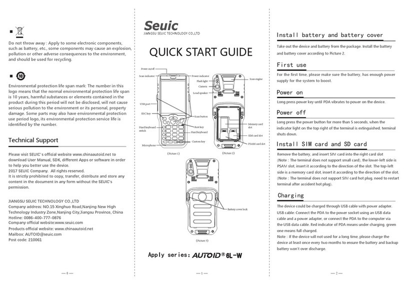 Seuic AutoID 6L-W User manual