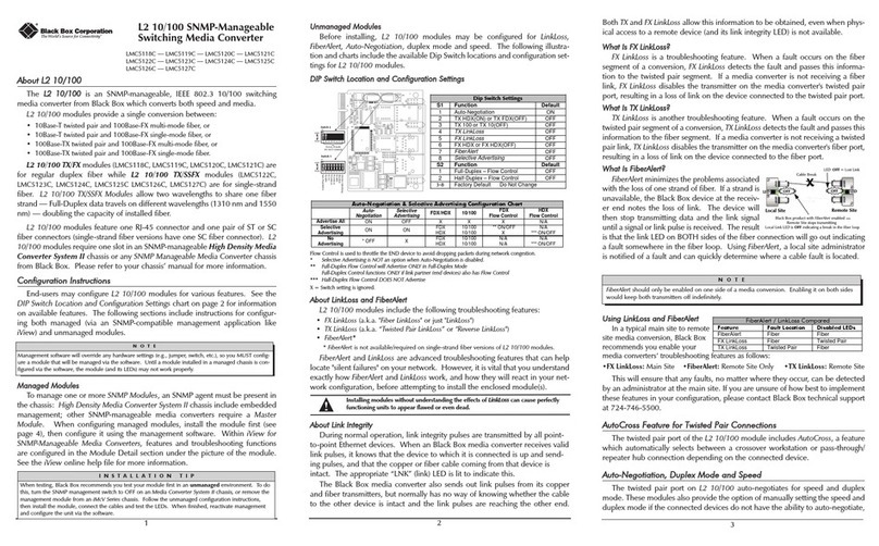 Black Box LMC5118C User manual Black Box LMC5118C User manual