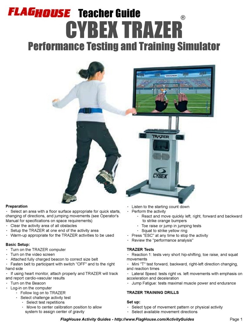 FLAGHOUSE CYBEX TRAZER Teachers guide