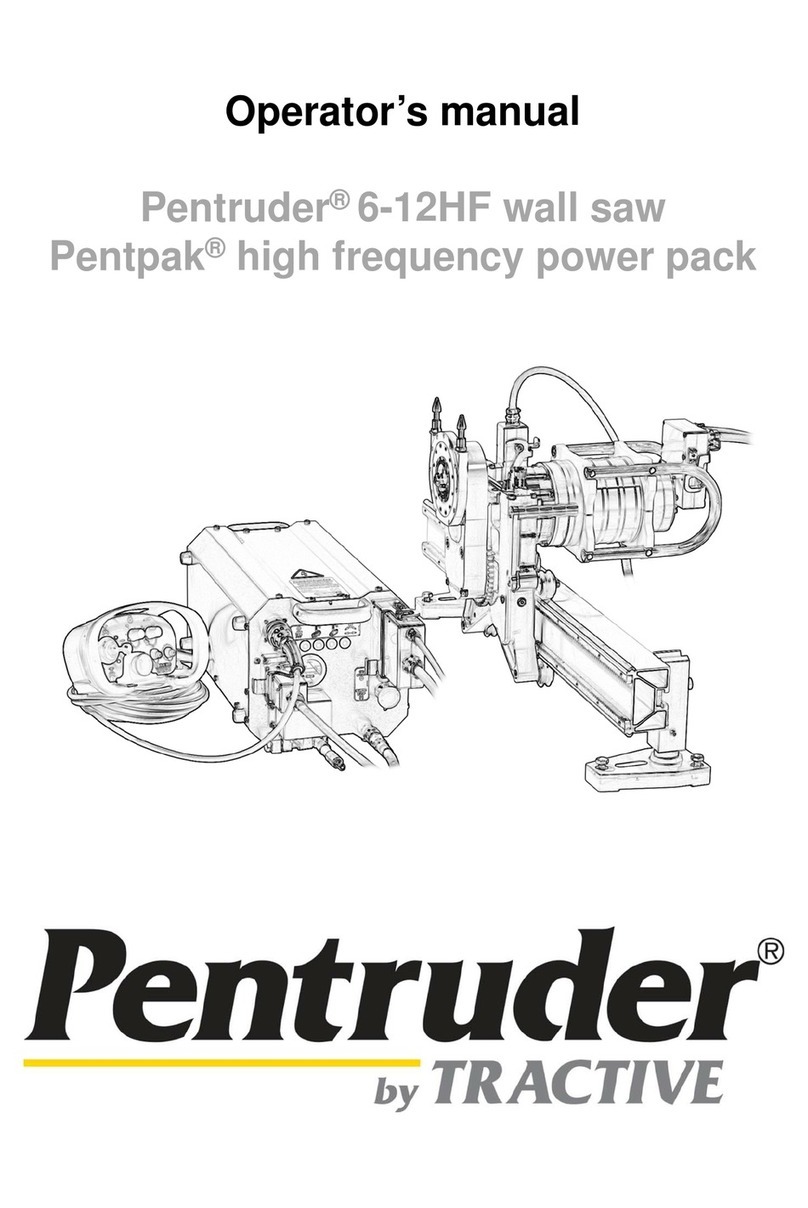 Pentruder 6-12HF Operator's manual