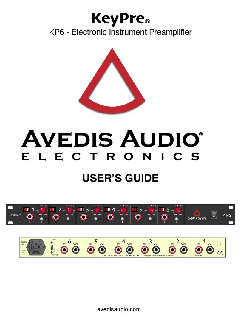 Avedis Audio KeyPre KP6 user guide
