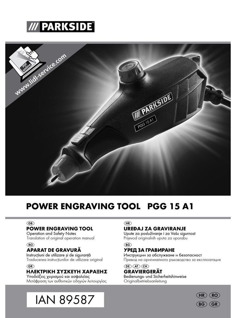 Parkside PGG 15 A1 User manual Parkside PGG 15 A1 User manual