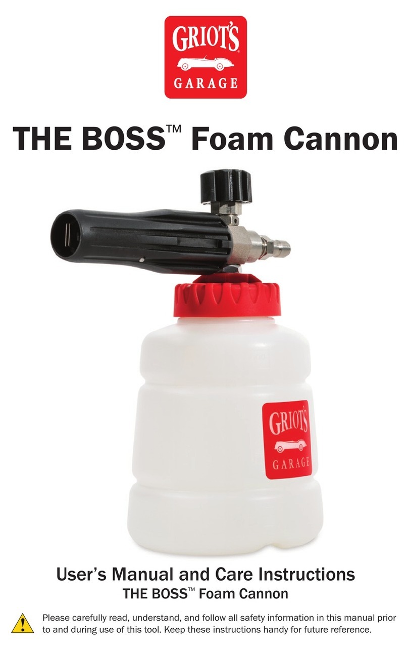 Griots Garage the boss user manual
