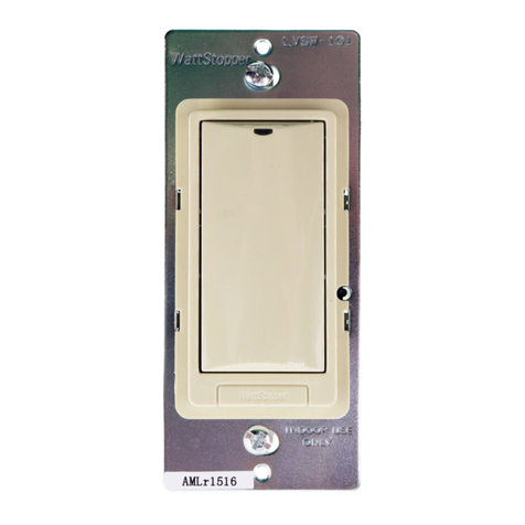 wattstopper LVSW-101 installation instructions wattstopper LVSW-101 installation instructions