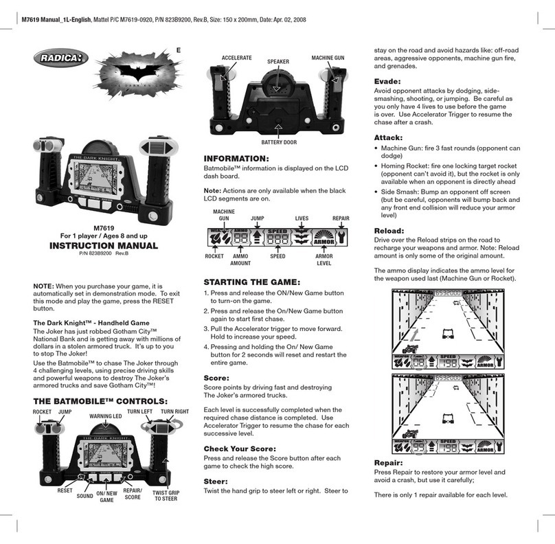 Mattel M7619 User manual