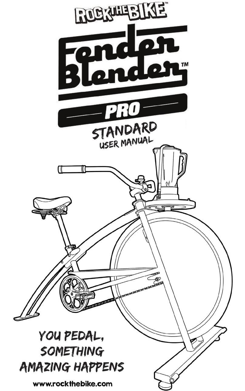 Rock The Bike Fender Blender Pro Standard user manual